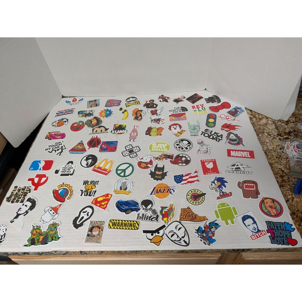 130 Random Saying Stickers Words Meme Sonic Marvel Peace And Much More